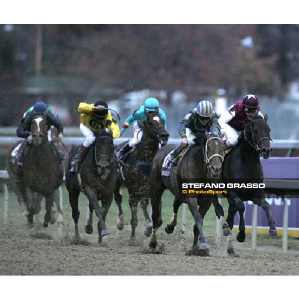 Fernando Jara on Invasor leads and wins the Breeders\' Cup Classic beating Bernardini Louisville Churchill Downs, 4th nov. 2006 ph. Stefano Grasso