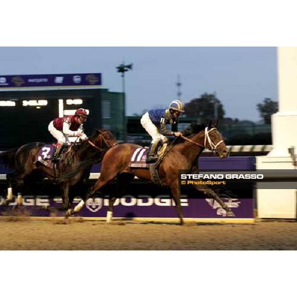 Fernando Jara on Invasor wins the Breeders\' Cup Classic beating Bernardini Louisville Churchill Downs, 4th nov. 2006 ph. Stefano Grasso