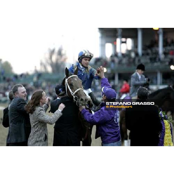 many congratulations to Fernando Jara on Invasor winner of the Breeders\' Cup Classic Louisville Churchill Downs, 4th nov. 2006 ph. Stefano Grasso