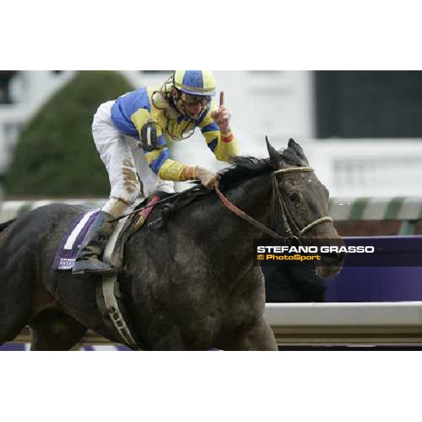 Calvin Borel on Street Sense wins the Bessemer Trust Breeders\' Cup Juvenile Louisville Churchill Downs, 4th nov. 2006 ph. Stefano Grasso