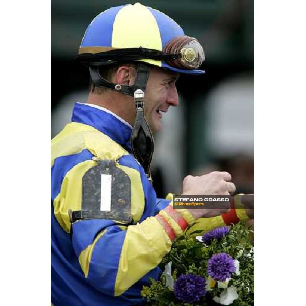 close up for Calvin Borel winner of Bessemer Trust Breeders\' Cup Juvenile Louisville Churchill Downs, 4th nov. 2006 ph. Stefano Grasso