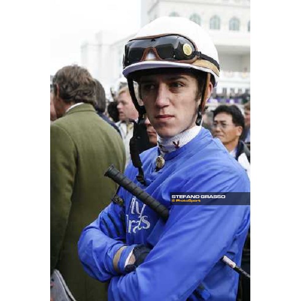 Christophe Soumillon in the parade ring of the Netjets Breeders\' Cup Mile Louisville Churchill Downs, 4th nov. 2006 ph. Stefano Grasso