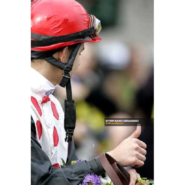 Eddie Castro on Miesque\'s Approval winner of the Netjets Breeders\' Cup Mile Louisville Churchill Downs, 4th nov. 2006 ph. Stefano Grasso