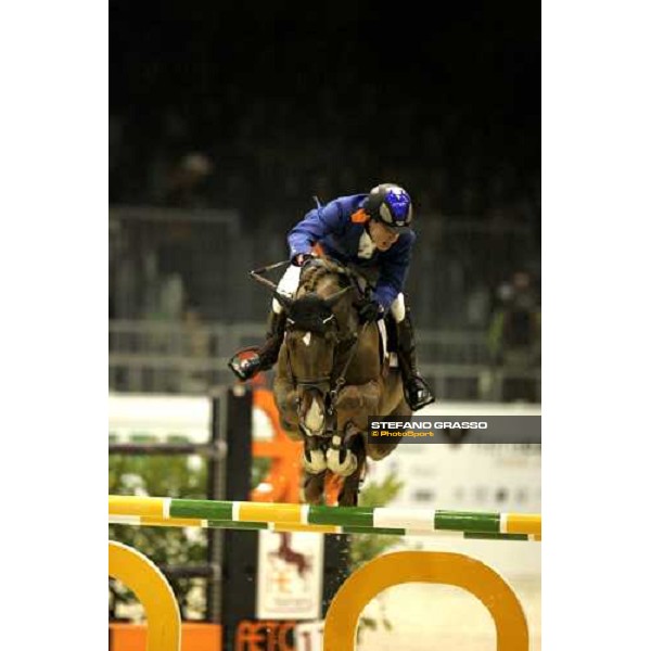 Gerco Schroder on Eurocommerce Milano parading after winning Gran Premio Fei World Cup Verona, 12th november 2006 ph. Stefano Grasso