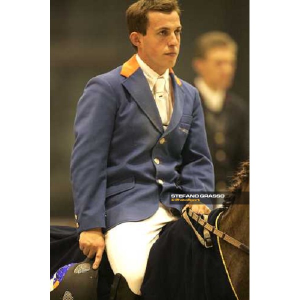 Gerco Schroder on Eurocommerce Milano parading after winning Gran Premio Fei World Cup Verona, 12th november 2006 ph. Stefano Grasso