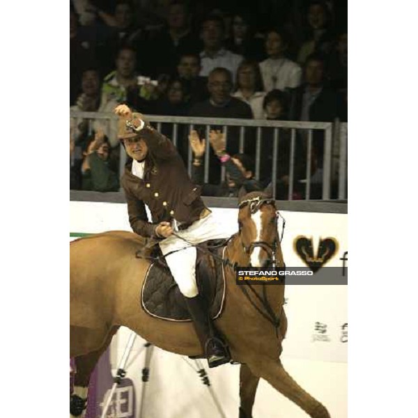 Piergiorgio Bucci on Da Zara Tabluetin 9th in the Gran Premio Fei world Cup Verona, 12th nov. 2006 ph. Stefano Grasso