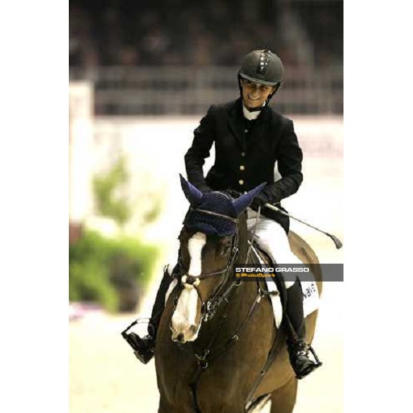 Jonella Ligresti Bonomelli on Nanta, 4th in the Gran Premio Fei World Cup Verona, 12th nov. 2006 ph. Stefano Grasso