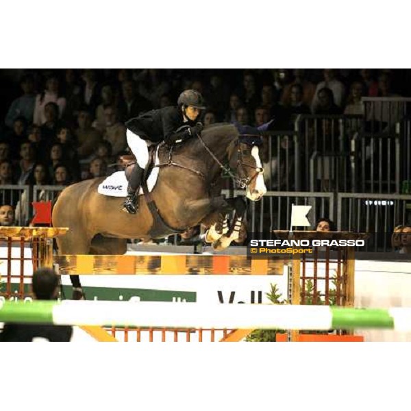 Jonella Ligresti-Bonomelli on Nanta, 4th in the Gran Premio Fei world Cup Verona, 12th nov. 2006 ph. Stefano Grasso