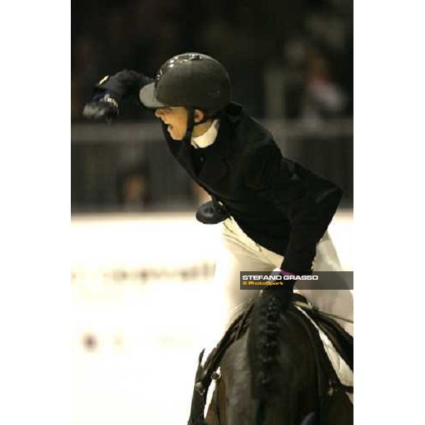 Jonella Ligresti-Bonomelli on Nanta, 4th in the Gran Premio Fei world Cup Verona, 12th nov. 2006 ph. Stefano Grasso