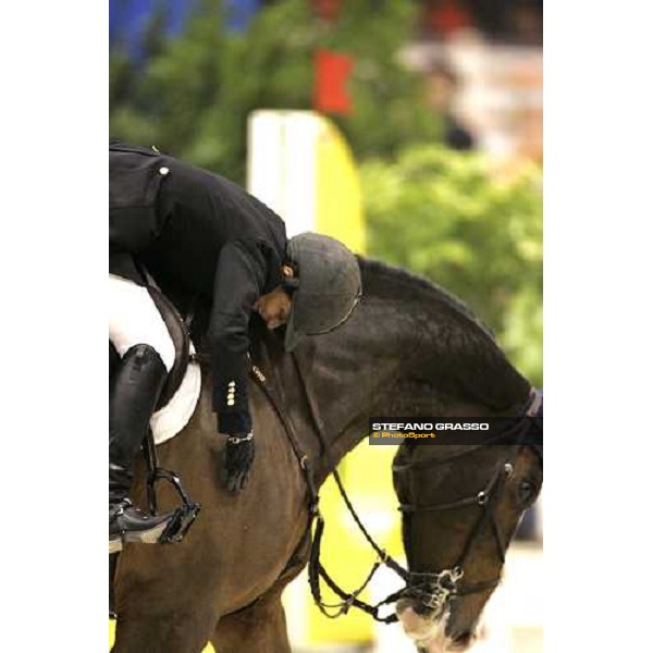 Jonella Ligresti-Bonomelli on Nanta, 4th in the Gran Premio Fei world Cup Verona, 12th nov. 2006 ph. Stefano Grasso