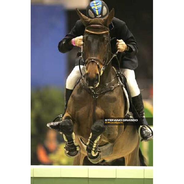 Royne Zetterman on Isaac 7th in the Gran Premio Fei world Cup Verona, 12th nov. 2006 ph. Stefano Grasso