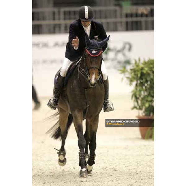 Leopold Van Asten on VDL Groep Fleche Rouge 2nd in the Gran Premio Fei World Cup Verona, 12th nov. 2006 ph. Stefano Grasso