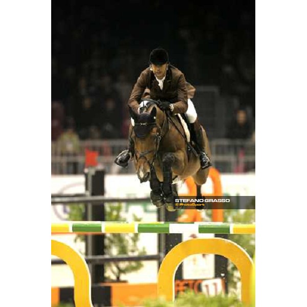 Natale Chiaudani on Da Zara Harianne d\'Authieux during Fei World Cup 2006 - Verona Verona, 12th nov. 2006 ph. Stefano Grasso