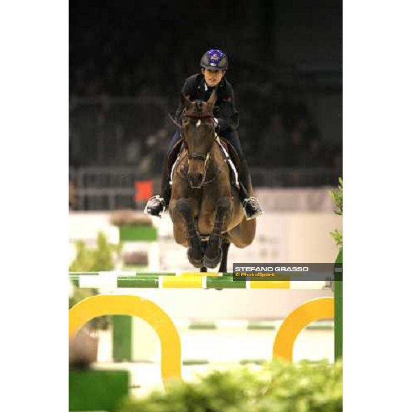 Giulia Martinengo on Salomon Ter Wilgen - Fei World Cup 2006 - Verona Verona, 12th nov. 2006 ph. Stefano Grasso