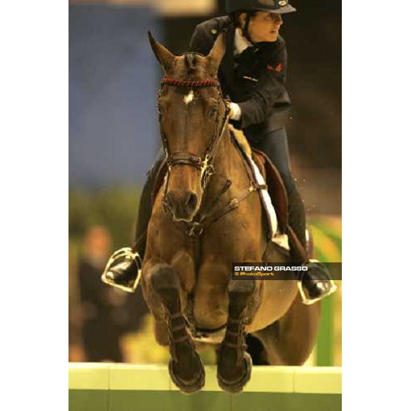 Giulia Martinengo on Salomon Ter Wilgen - Fei World Cup 2006 - Verona Verona, 12th nov. 2006 ph. Stefano Grasso