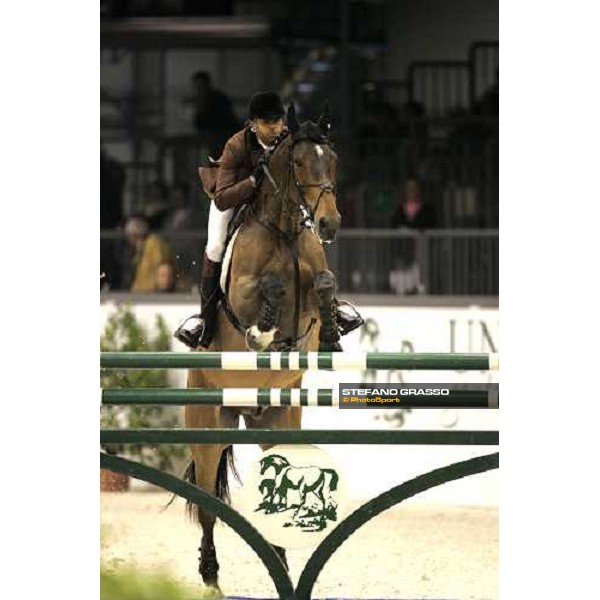 Natale Chiaudani on Da Zara HArianne d\' Authieux during Fei World Cup 2006 - Verona Verona, 12th nov. 2006 ph. Stefano Grasso