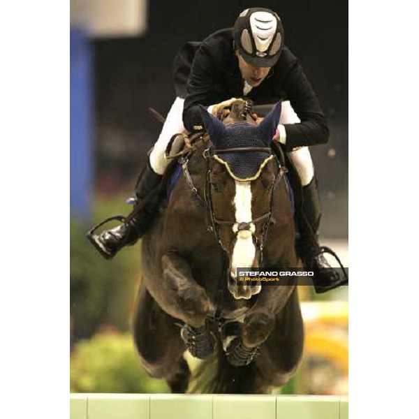 Emiliano Varagnolo on Gruppo Barcaccia AK Cordjana Z during Fei World Cup 2006 - Verona Verona, 12th nov. 2006 ph. Stefano Grasso