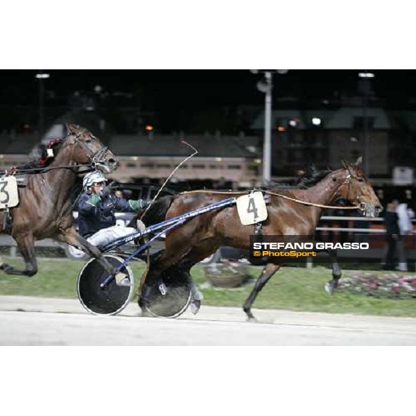 Marco Smorgon and Giulia Grif wins Gran Premio Orsi Mangelli beating Andrea Guzzinati with Ganimec Milan San Siro, 1st nov. 2006 ph. Stefano Grasso