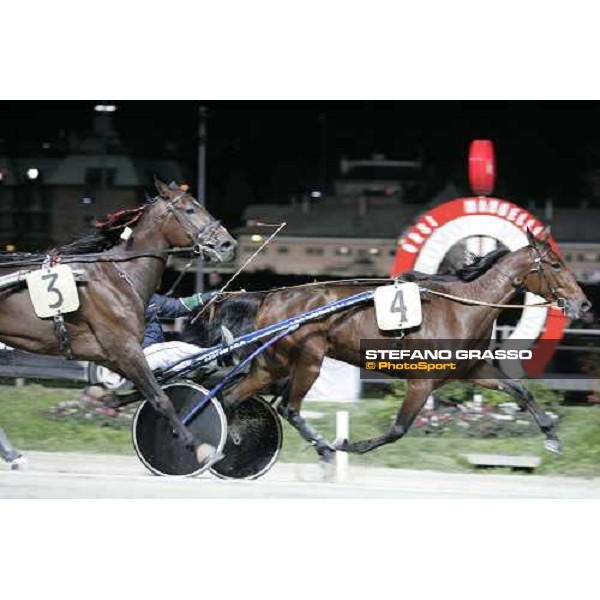 Marco Smorgon with Giulia Grif wins Gran Premio Orsi Mangelli beating Andrea Guzzinati with Ganimed Milan San Siro, 1st nov. 2006 ph. Stefano Grasso