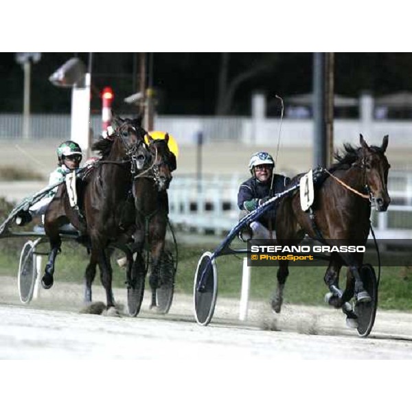 Marco Smorgon and Giulia Grif wins Gran Premio Orsi Mangelli beating Andrea Guzzinati with Ganimec Milan San Siro, 1st nov. 2006 ph. Stefano Grasso