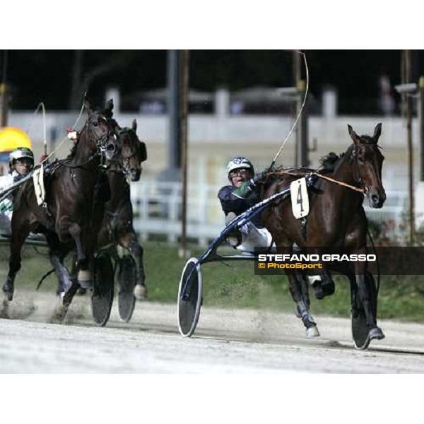 Marco Smorgon and Giulia Grif wins Gran Premio Orsi Mangelli beating Andrea Guzzinati with Ganimec Milan San Siro, 1st nov. 2006 ph. Stefano Grasso