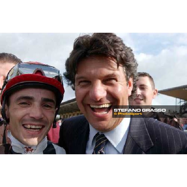 Dario Vargiu and Bruno Grizzetti - Premio Regina Elena Roma Capannelle, 1 maggio 2004 ph.Stefano Grasso