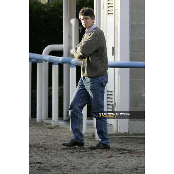 ohn Hammond in the quarantine stables at Fuchu racecourse Tokyo, 24th nov. 2006 ph.Stefano Grasso