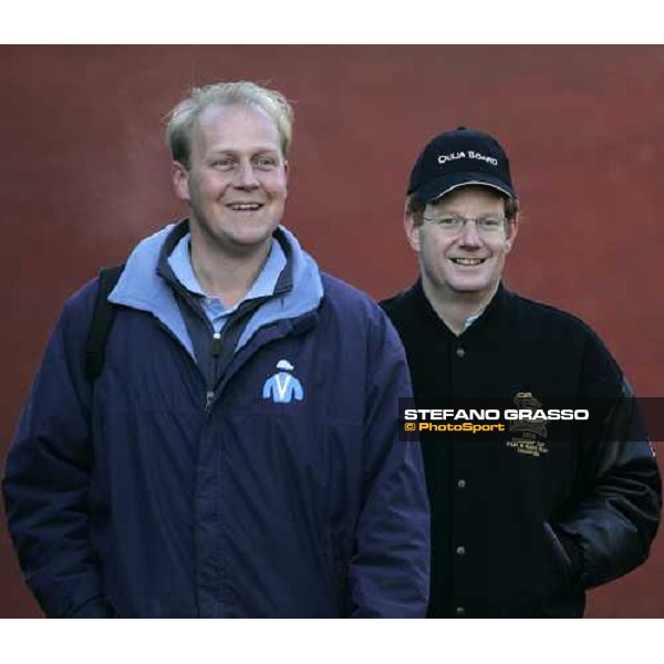 Ed Dunlop and Lord Derby at Fuchu racecourse. Tokyo, 25th nov. 2006 ph. Stefano Grasso