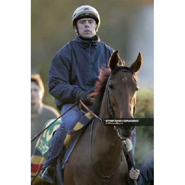 Thierry Gillet on Freedonia at Fuchu racecourse. Tokyo, 25th nov. 2006 ph. Stefano Grasso