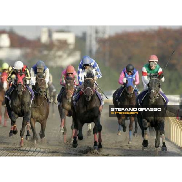 Hiroki Goto on Alondite wins the Japan Cup Dirt beating Yutaka Take on Seeking the Dia Tokyo, 25th nov. 2006 ph. Stefano Grasso