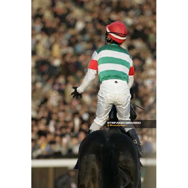 the happiness of Hiroki Goto on Alondite winners of Japan Cup Dirt Tokyo, 25th nov. 2006 ph. Stefano Grasso