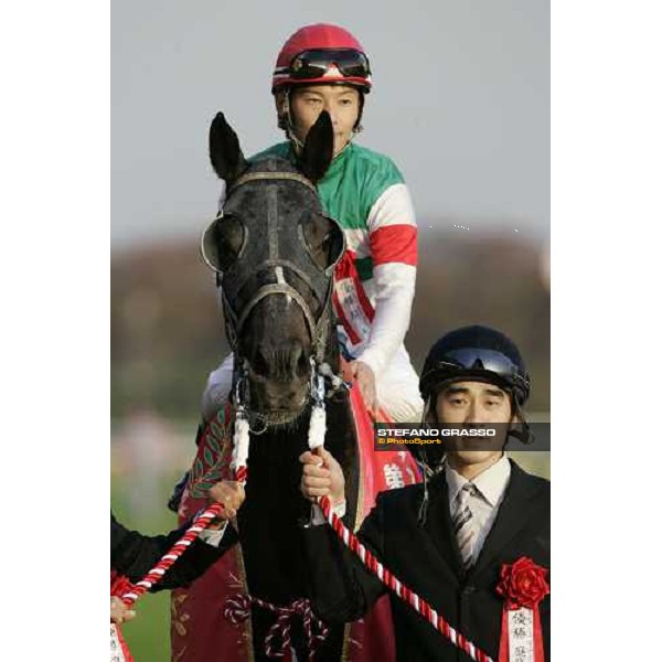 close up for Hiroki Goto on Alondite winners of Japan Cup Dirt Tokyo, 25th nov. 2006 ph. Stefano Grasso