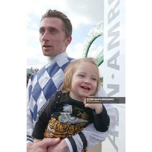 Maurizio Pasquale and daughter Veronica Premio Parioli Abn Amro Roma Capannelle, 1 maggio 2004 ph.Stefano Grasso