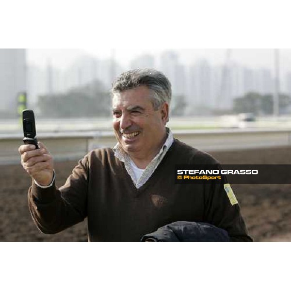 trainer Giuseppe Botti pictured at Sha Tin racetrack after morning track works Hong Kong, 6th dec. 2006 ph. Stefano Grasso