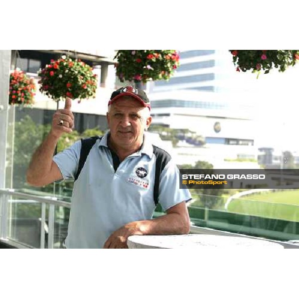 Joe Janiak, trainer of Take Over Target pictured at Sha Tin after morning track works Hong Kong, 6th dec. 2006 ph. Stefano Grasso