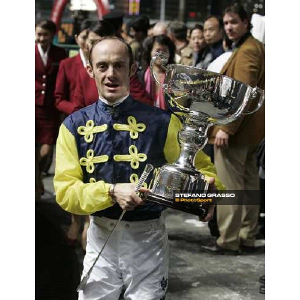 Olivier Peslier winner of the Cathay Pacific International Jockey\'s Championship Races at Happy Valley Hong Kong, 6th dec. 2006 ph. Stefano Grasso