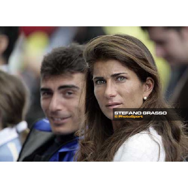 Cristiana Brivio Sforza and Endo Botti during the barriew draw at Sha Tin racecourse Hong Kong, 7th dec. 2006 ph. Stefano Grasso