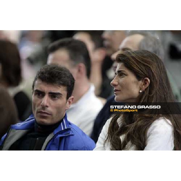 Cristiana Brivio Sforza and Endo Botti during the barriew draw at Sha Tin racecourse Hong Kong, 7th dec. 2006 ph. Stefano Grasso