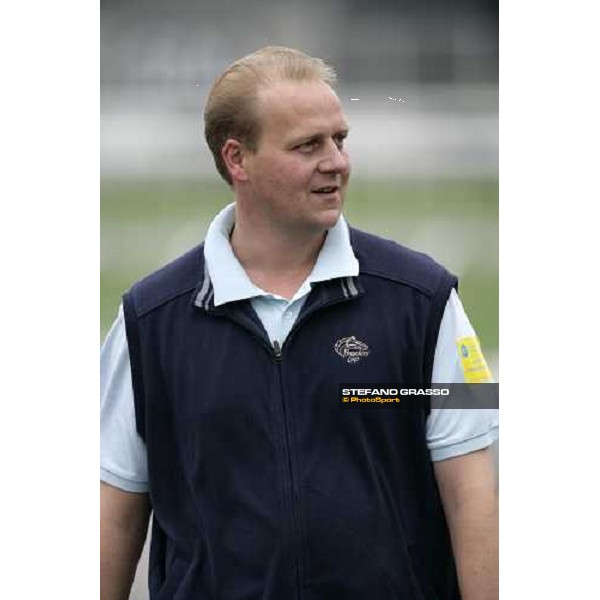 Ed Dunlop during the morning track works at Sha Tin racecourse Hong Kong, 7th dec. 2006 ph. Stefano Grasso