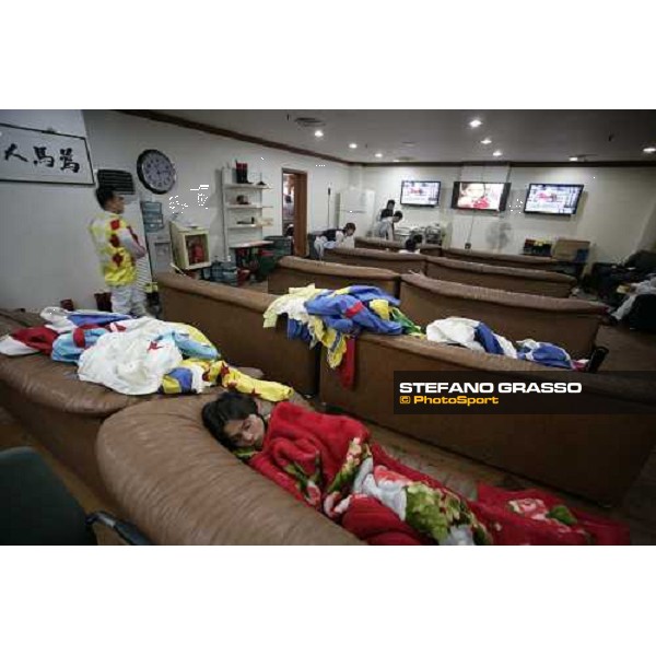 jockey\'s room at Seoul race park Seoul, 16th dec. 2006 ph. Stefano Grasso