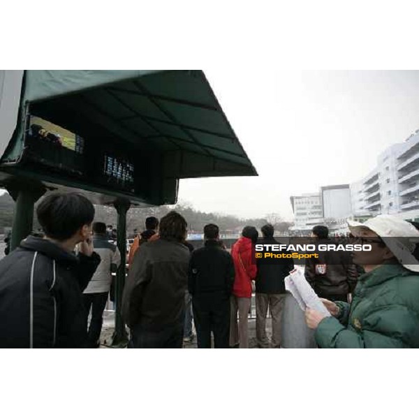 racegoers at Seoul race park Seoul, 16th dec. 2006 ph. Stefano Grasso