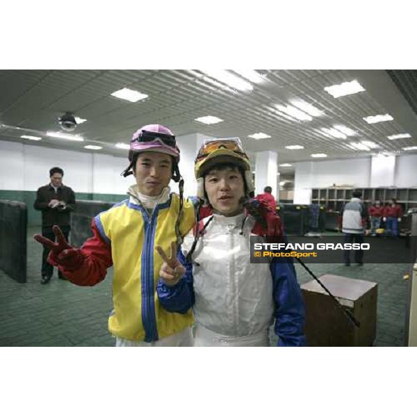 jockeys at Seoul race park Seoul, 16th dec. 2006 ph. Stefano Grasso