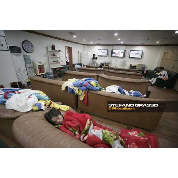 jockey\'s room at Seoul race park Seoul, 16th dec. 2006 ph. Stefano Grasso