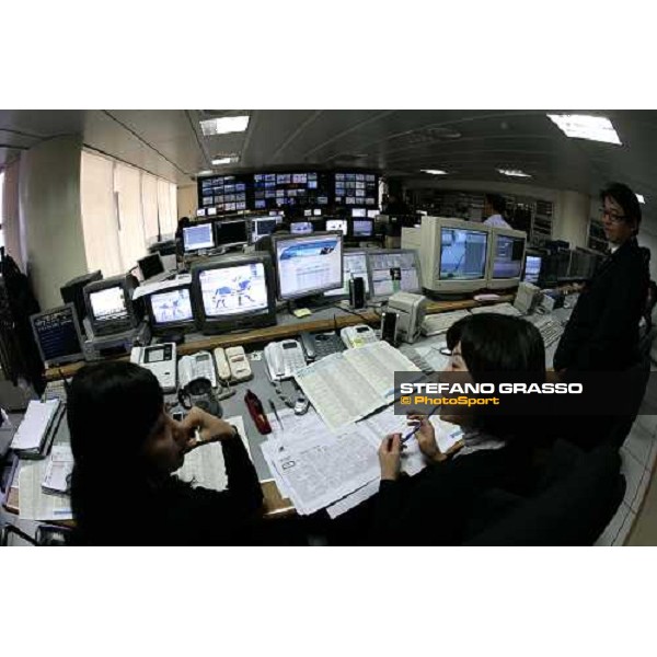 broadcasting room of Seoul race park Seoul, 16th dec. 2006 ph. Stefano Grasso