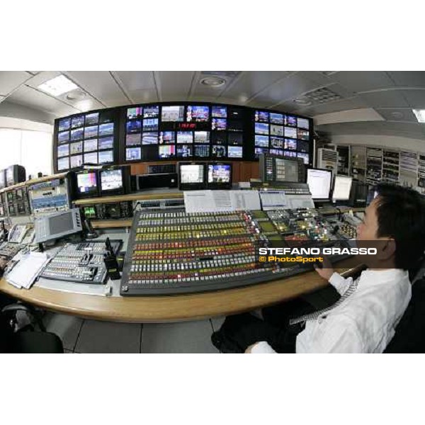 broadcasting room of Seoul race park Seoul, 16th dec. 2006 ph. Stefano Grasso