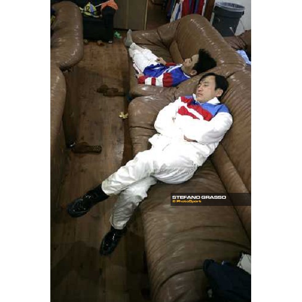 jockey\'s room at Seoul race park Seoul, 16th dec. 2006 ph. Stefano Grasso