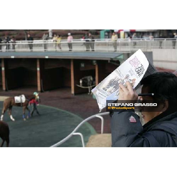 racegoers at Seoul race park Seoul, 16th dec. 2006 ph. Stefano Grasso