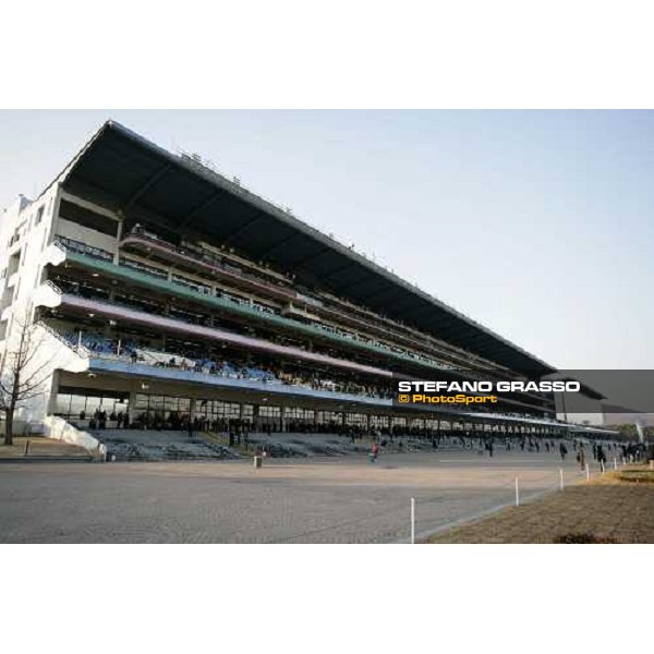 the grandstands at Seoul race park Seoul, 16th dec. 2006 ph. Stefano Grasso