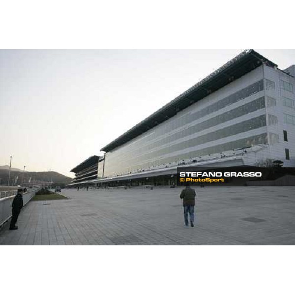the new grandstand at Seoul race park Seoul, 16th dec. 2006 ph. Stefano Grasso