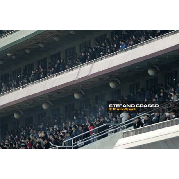 racegoers at Seoul race park Seoul, 16th dec. 2006 ph. Stefano Grasso